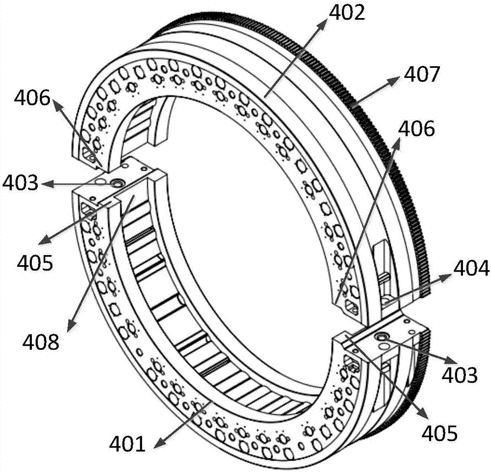 Clamping system and clamping method for large similar cylindrical workpieces