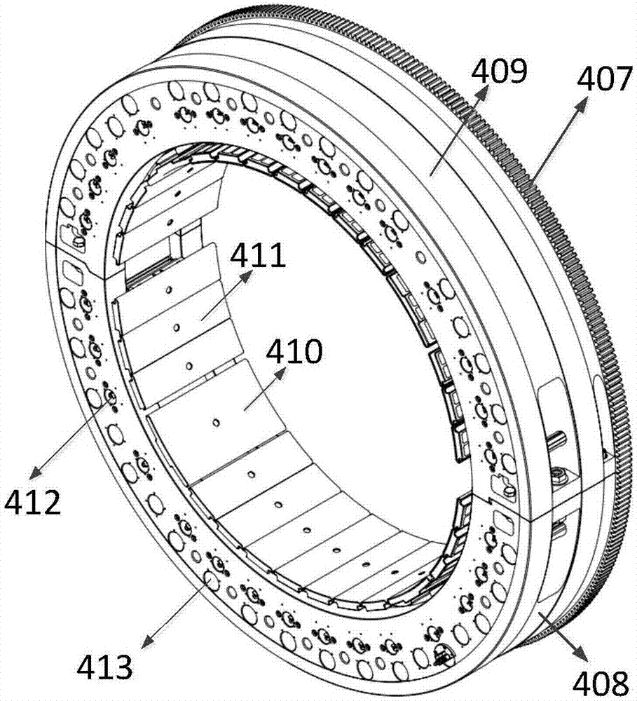 Clamping system and clamping method for large similar cylindrical workpieces