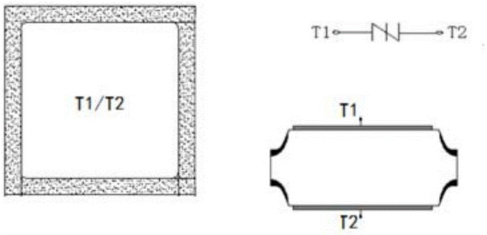 Semiconductor chip integrated element