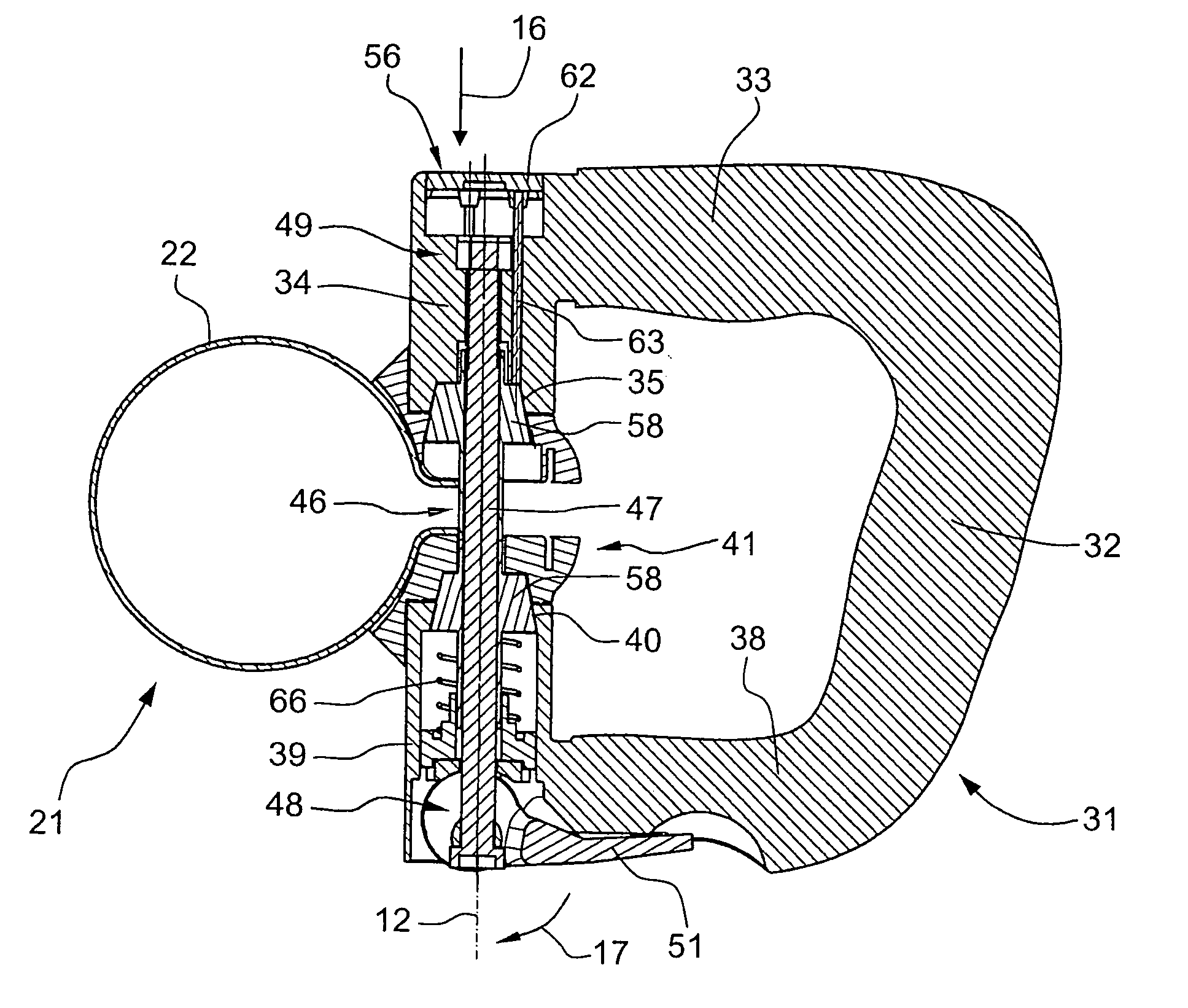 Auxiliary handle for hand-held power tool