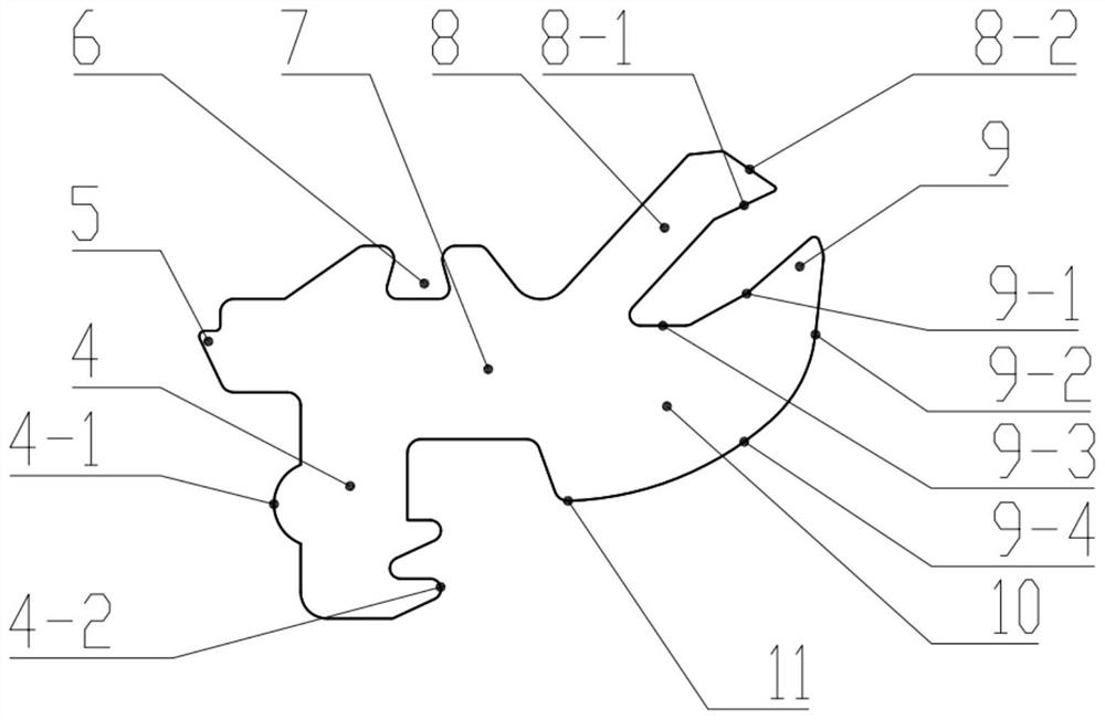 Rubber sealing ring for bearing