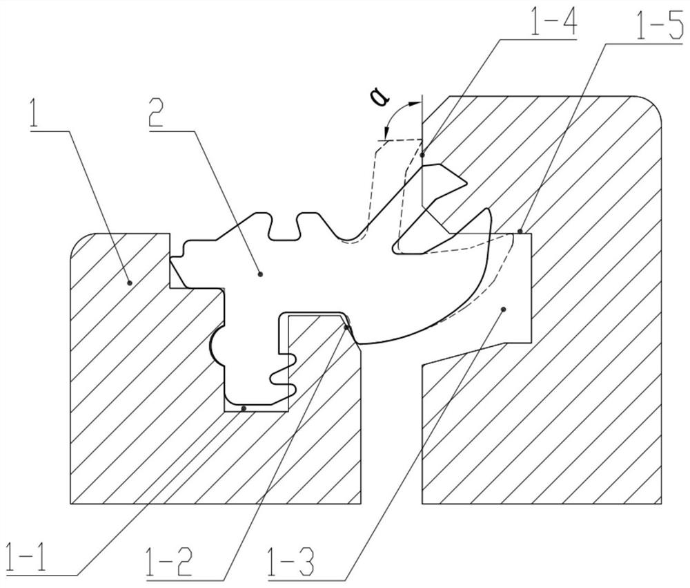 Rubber sealing ring for bearing