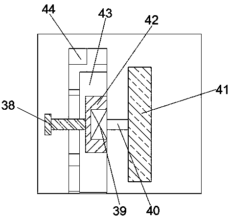 Disposal device of milling waste of hollow steel tube