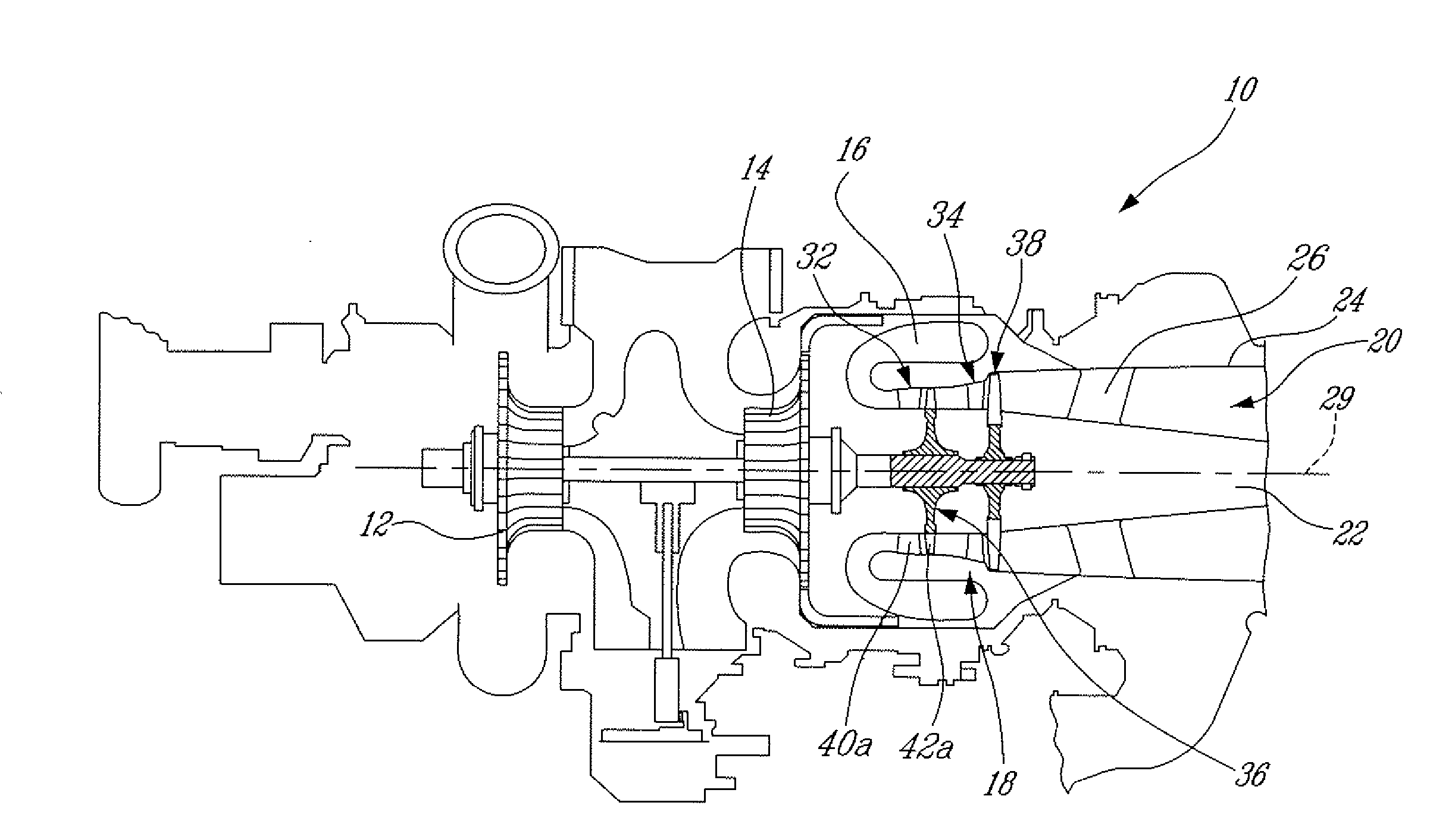 Lp turbine vane airfoil profile