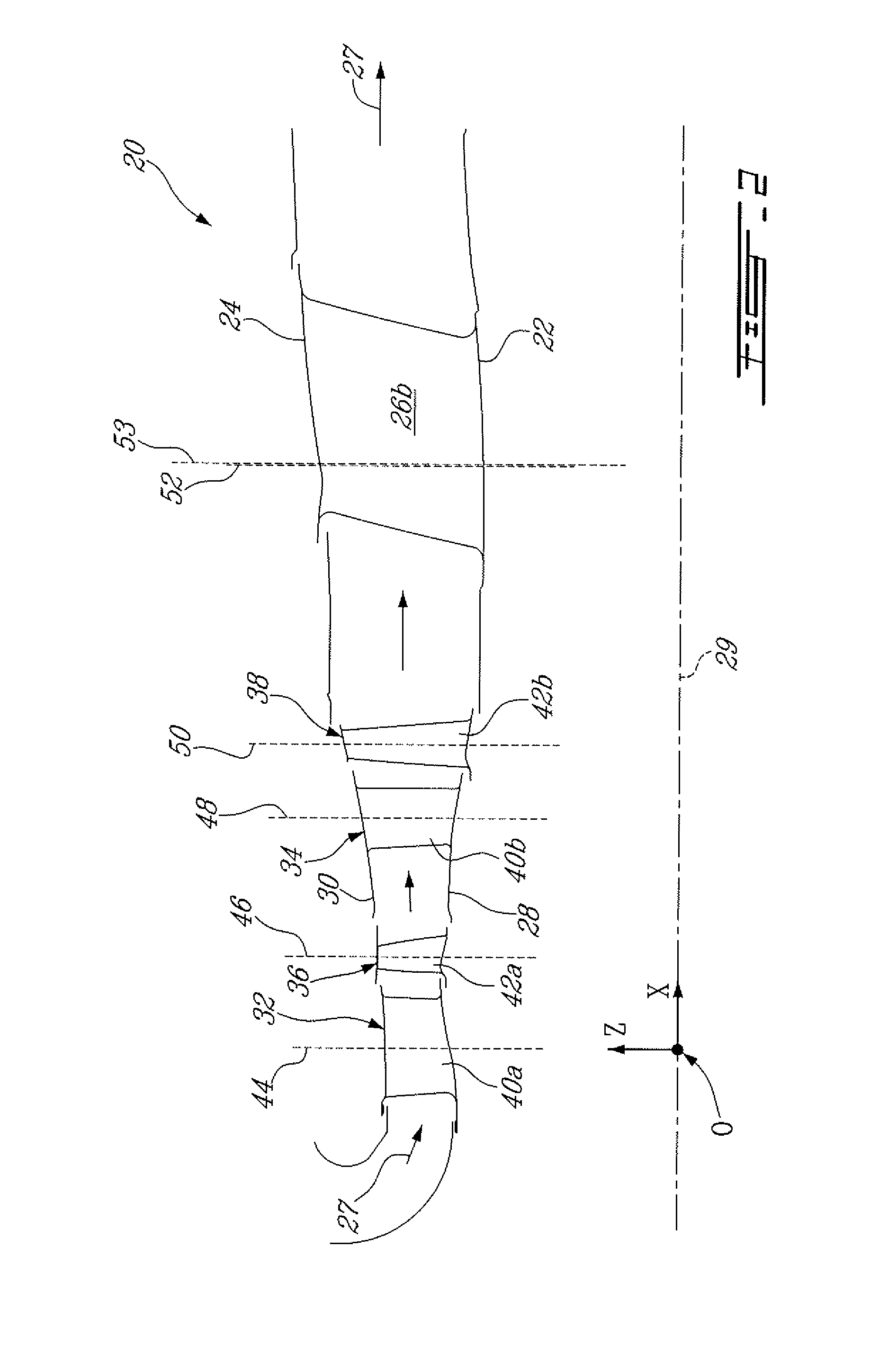 Lp turbine vane airfoil profile