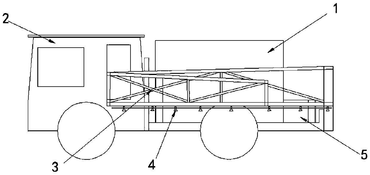 Disinfection machine and method for chicken coop litter