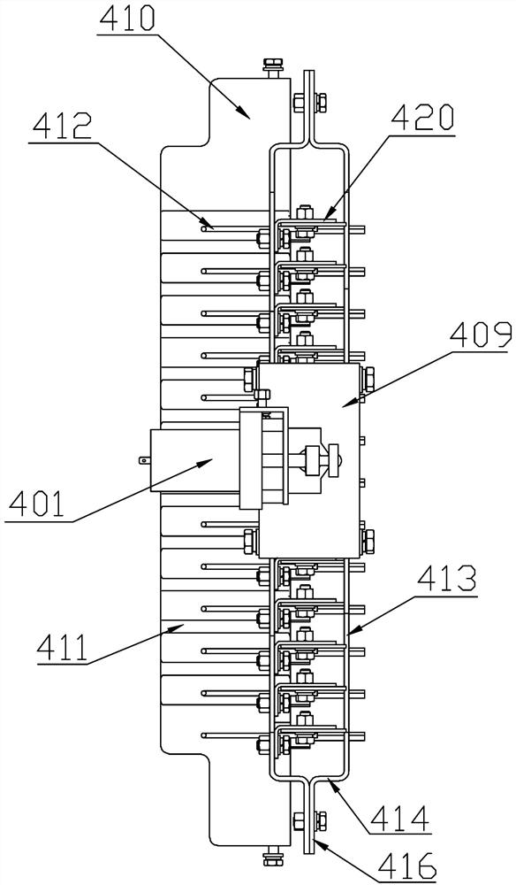 A high-efficiency seedling picking mechanism suitable for growing seedlings with degradable materials