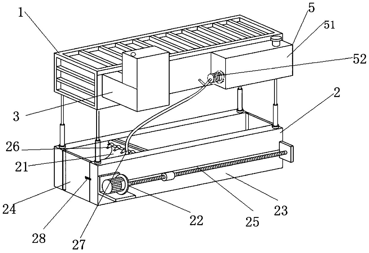 Large-scale chicken culturing farm disinfection device