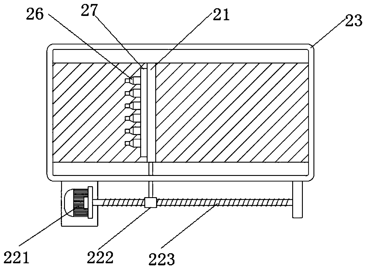 Large-scale chicken culturing farm disinfection device