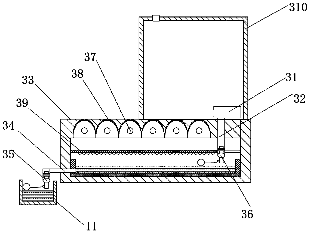 Large-scale chicken culturing farm disinfection device