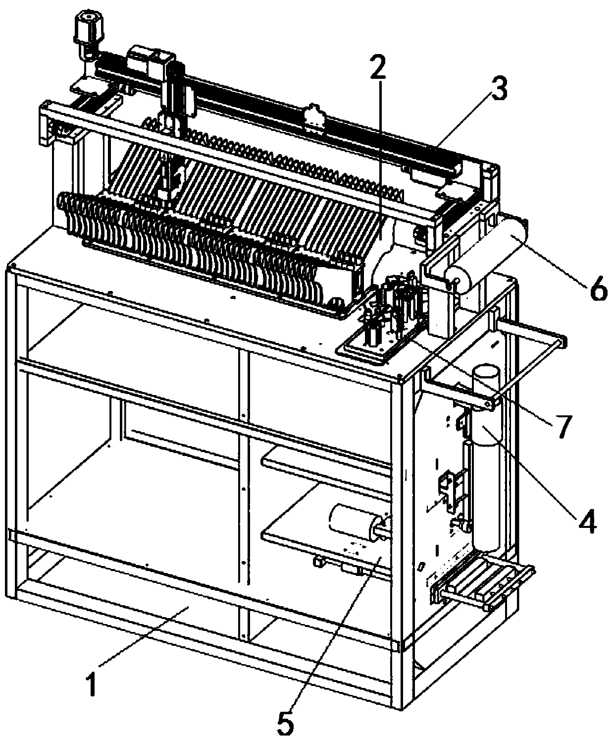 Medical blood collection tube information marking and sealing bagging mechanism