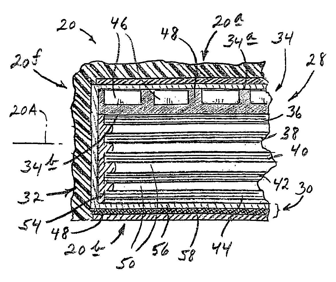 Trampoline response armor panel