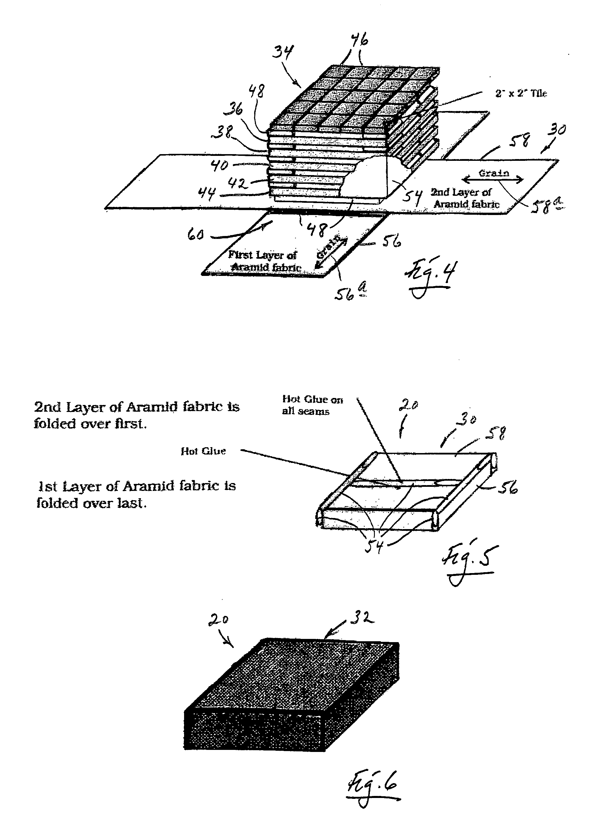 Trampoline response armor panel