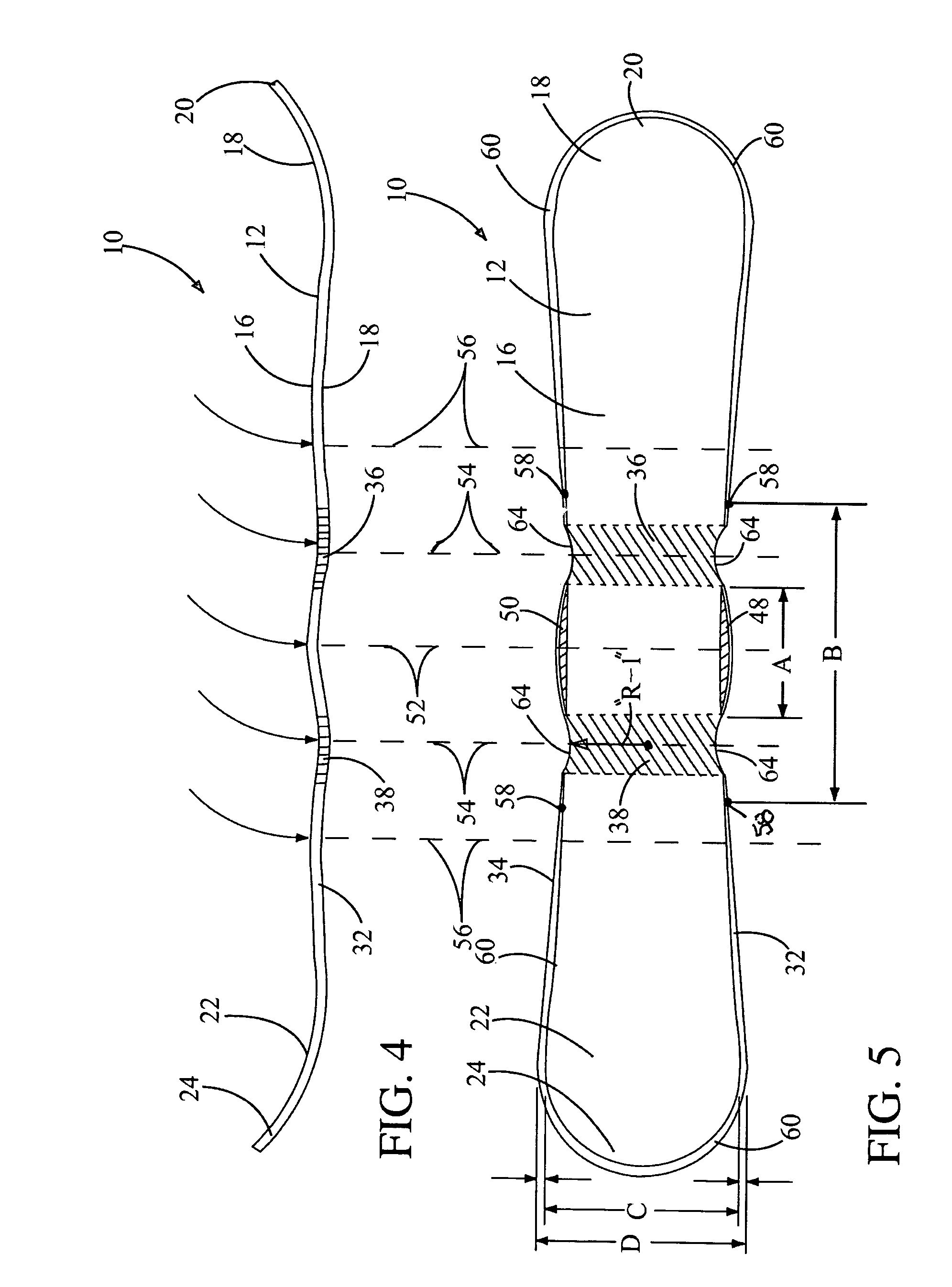 Bi-directional snowboard with parallel reverse cambers for reduced snow contact and with traction planes for increased edge control