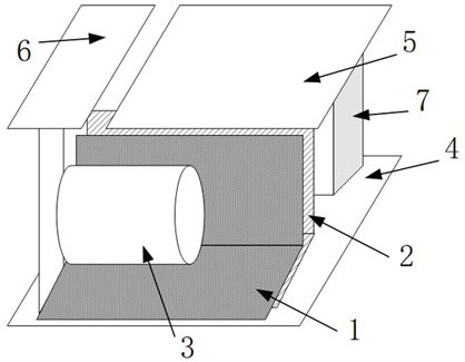 Shielding structure, circuit and power adapter