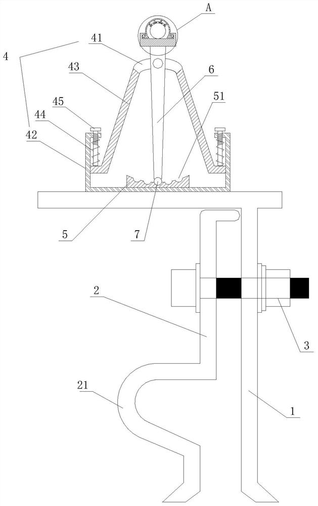 Installation fixture and usage method for lightning protection and grounding of passive ultra-low energy building roof