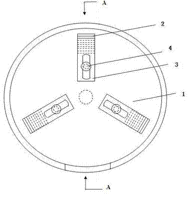 Clamp used for drilling cuttings sample of irregular sample