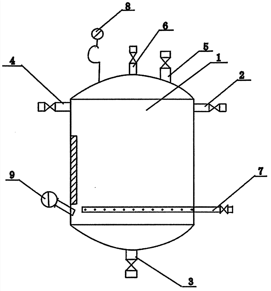 Special pressure filter tank for filter press