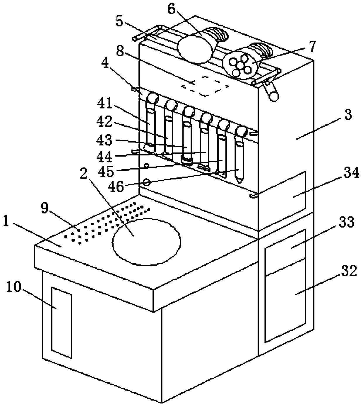 Multi-functional ceramic weaving and carving machine and control system thereof