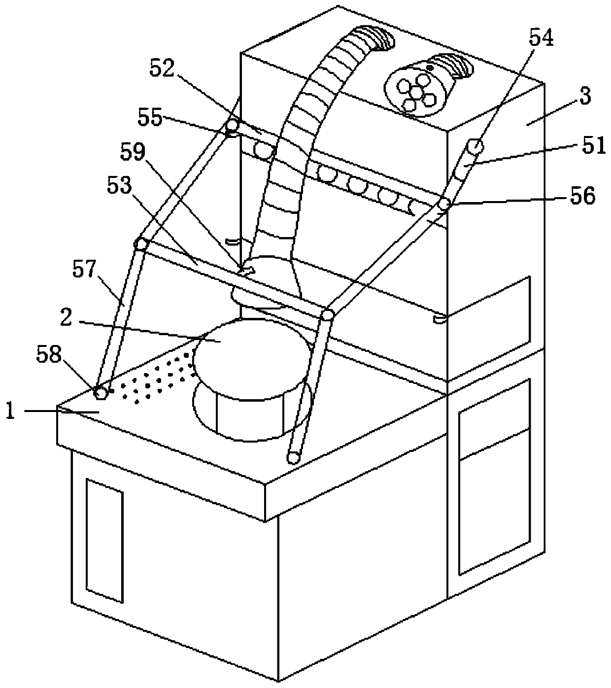 Multi-functional ceramic weaving and carving machine and control system thereof