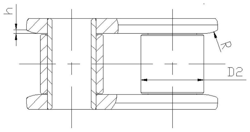 A low-speed high-power marine engine timing chain