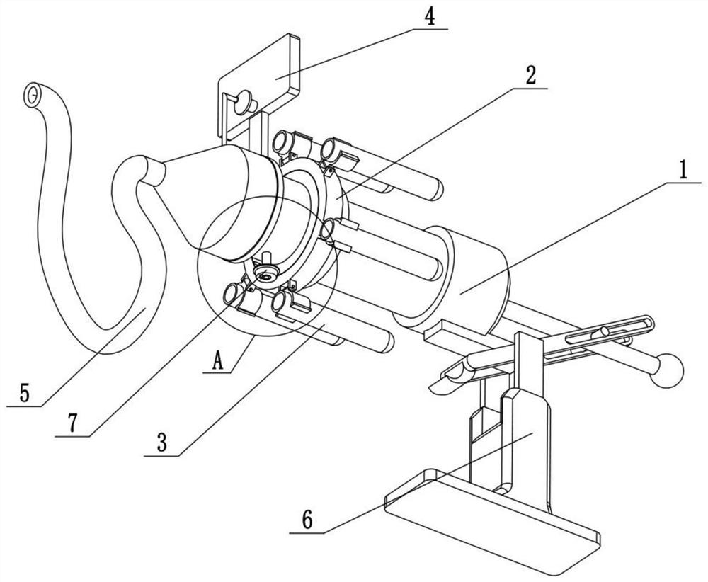 Detachable multi-sample hydrops sampler for endocrinology department