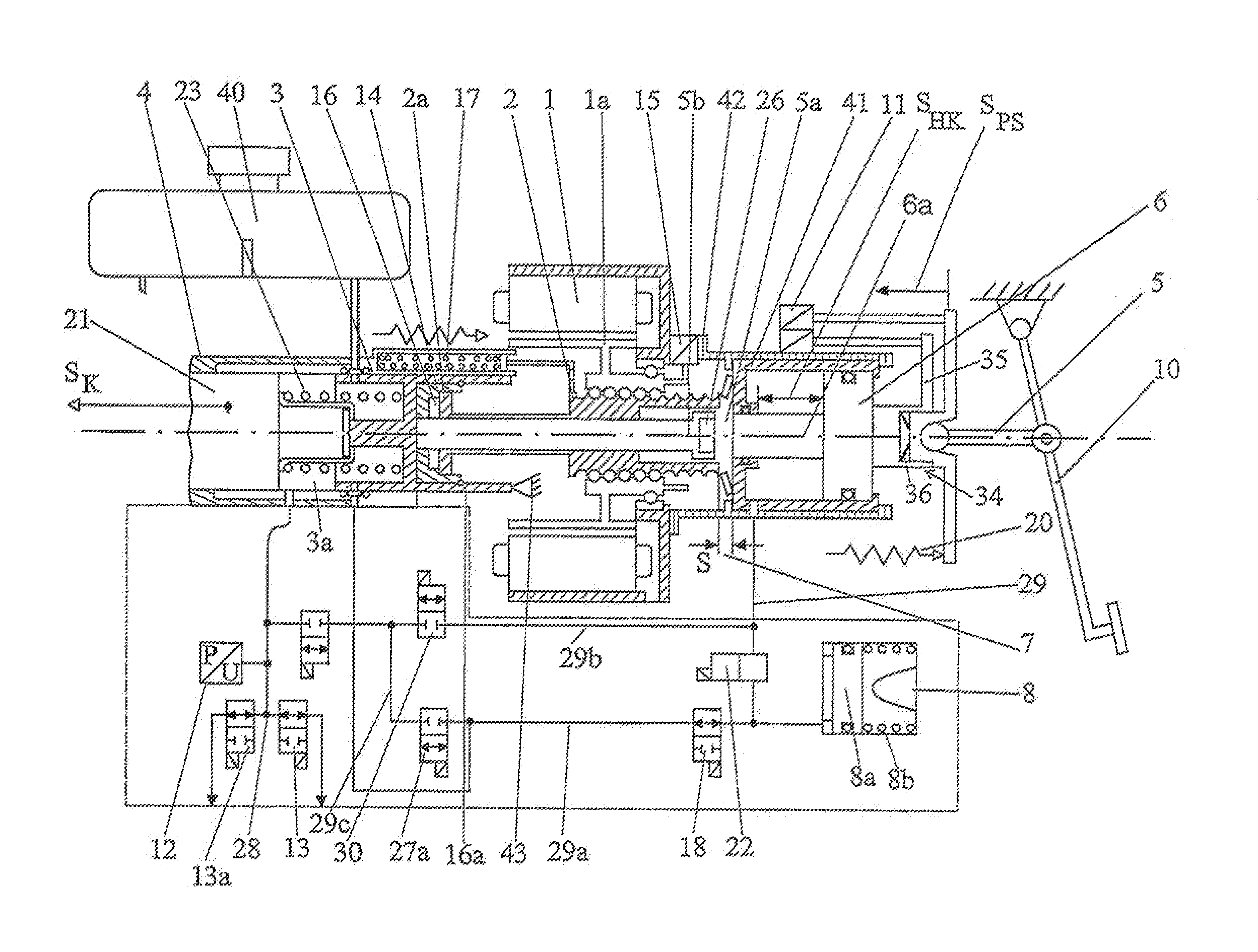 Travel simulator arrangement