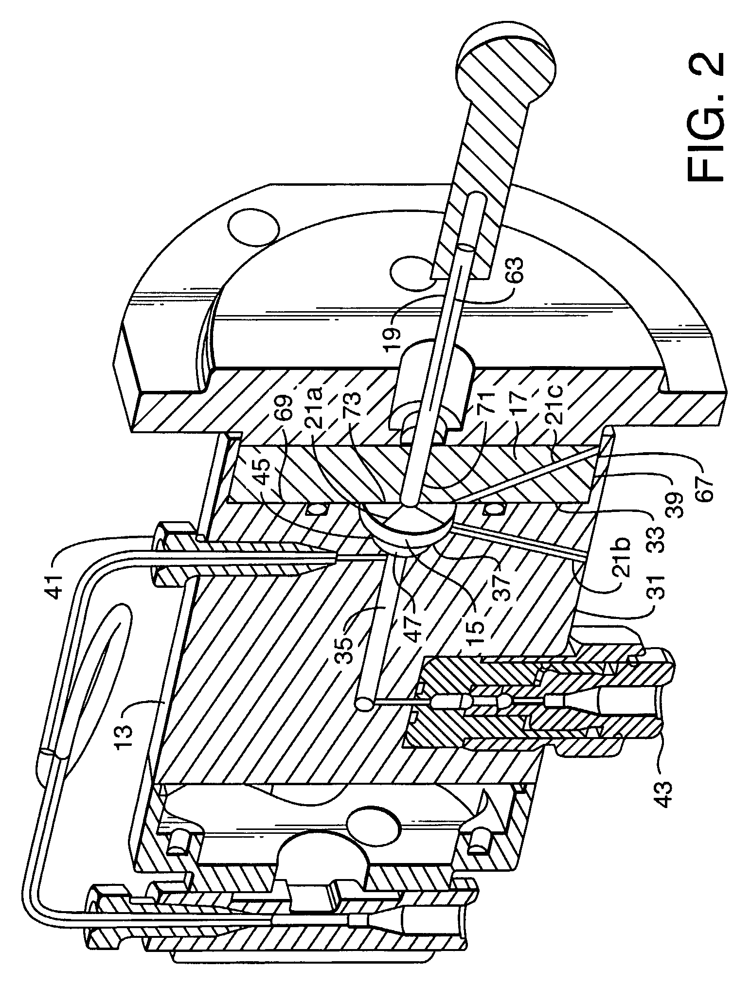 Defined leak path for high pressure seal