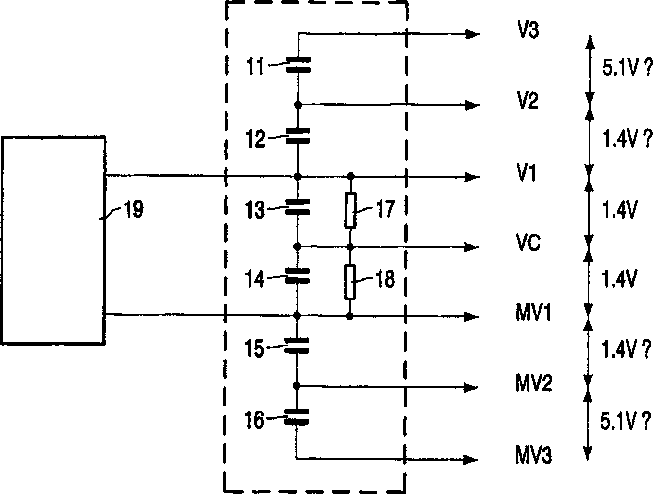 Multi output dc/dc converter for liquid crystal display device