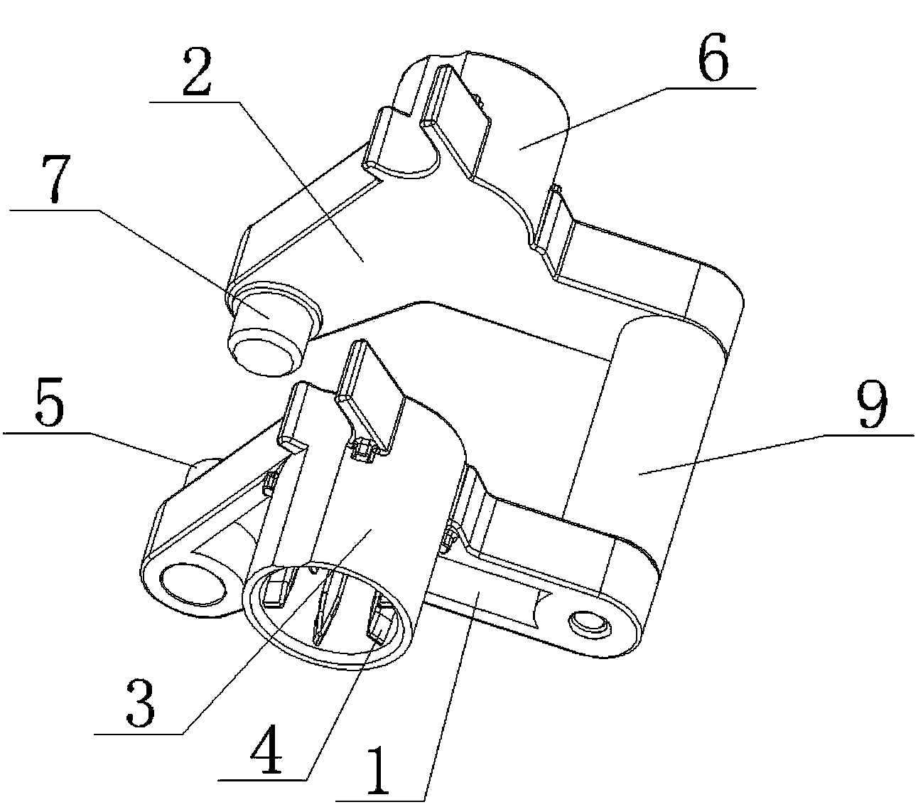 Linkage piece of coffee machine