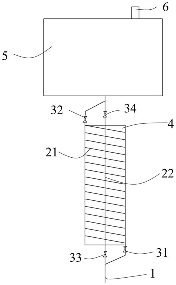 Liquid-filled pipeline silencer