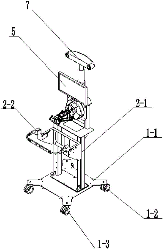 Minimally invasive spine surgery robot main terminal work station