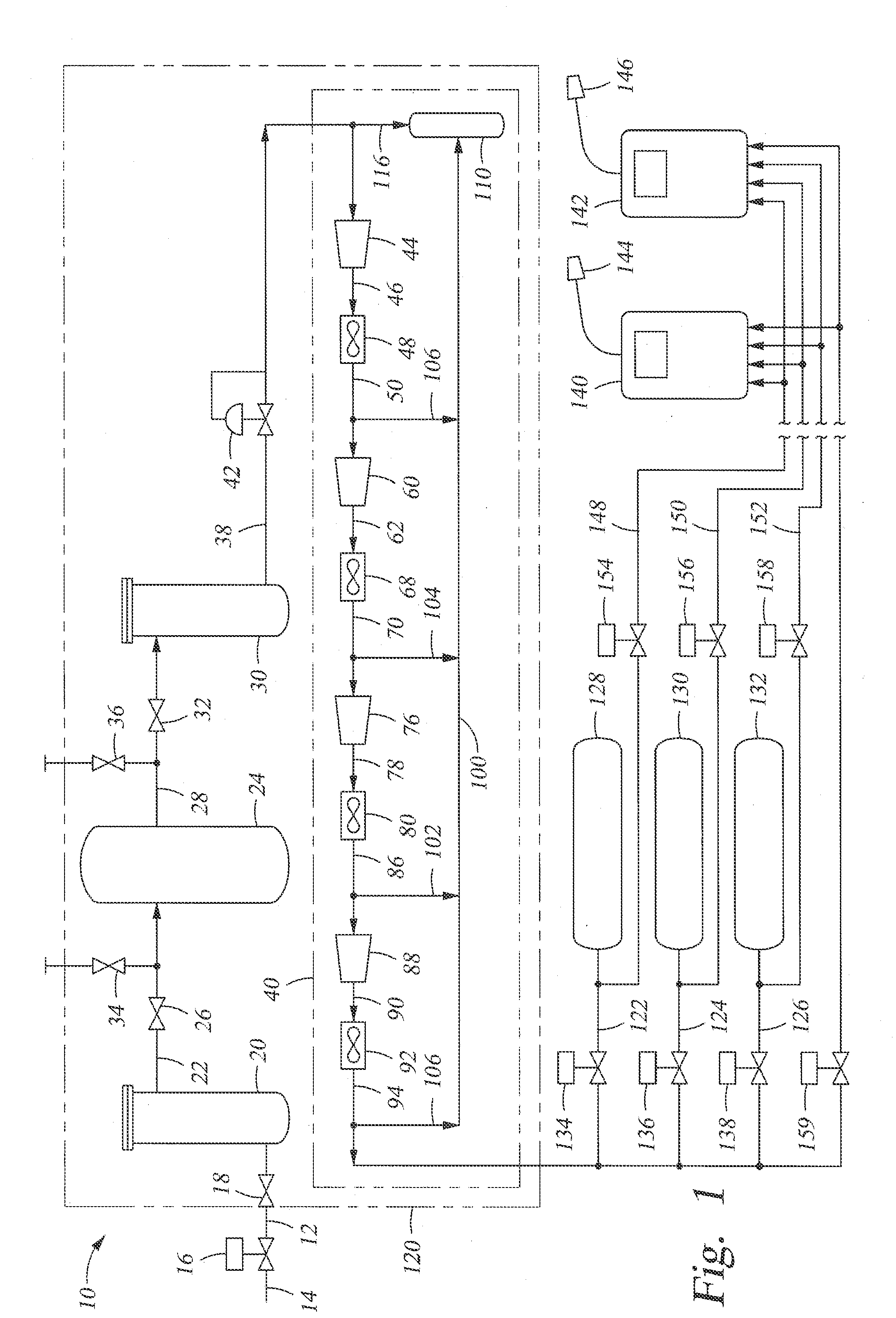 Modular Compressed Natural Gas System for Use at a Wellsite