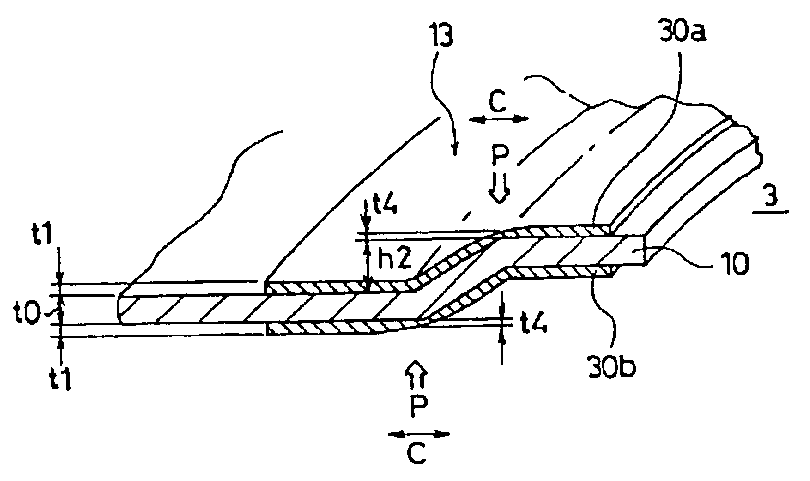 Metal gasket with partial coating