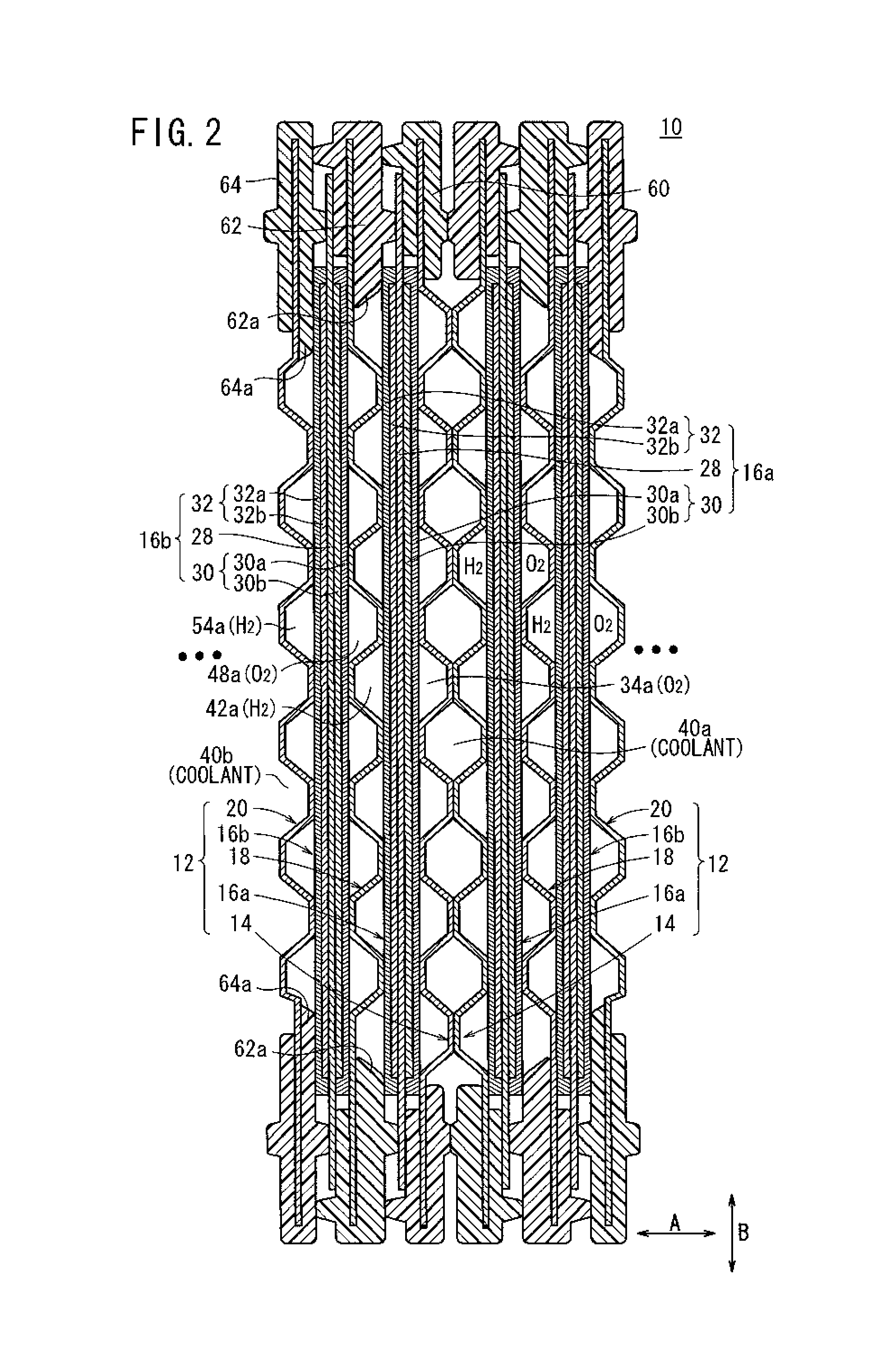 Fuel cell separators capable of suppressing variation in pressure loss