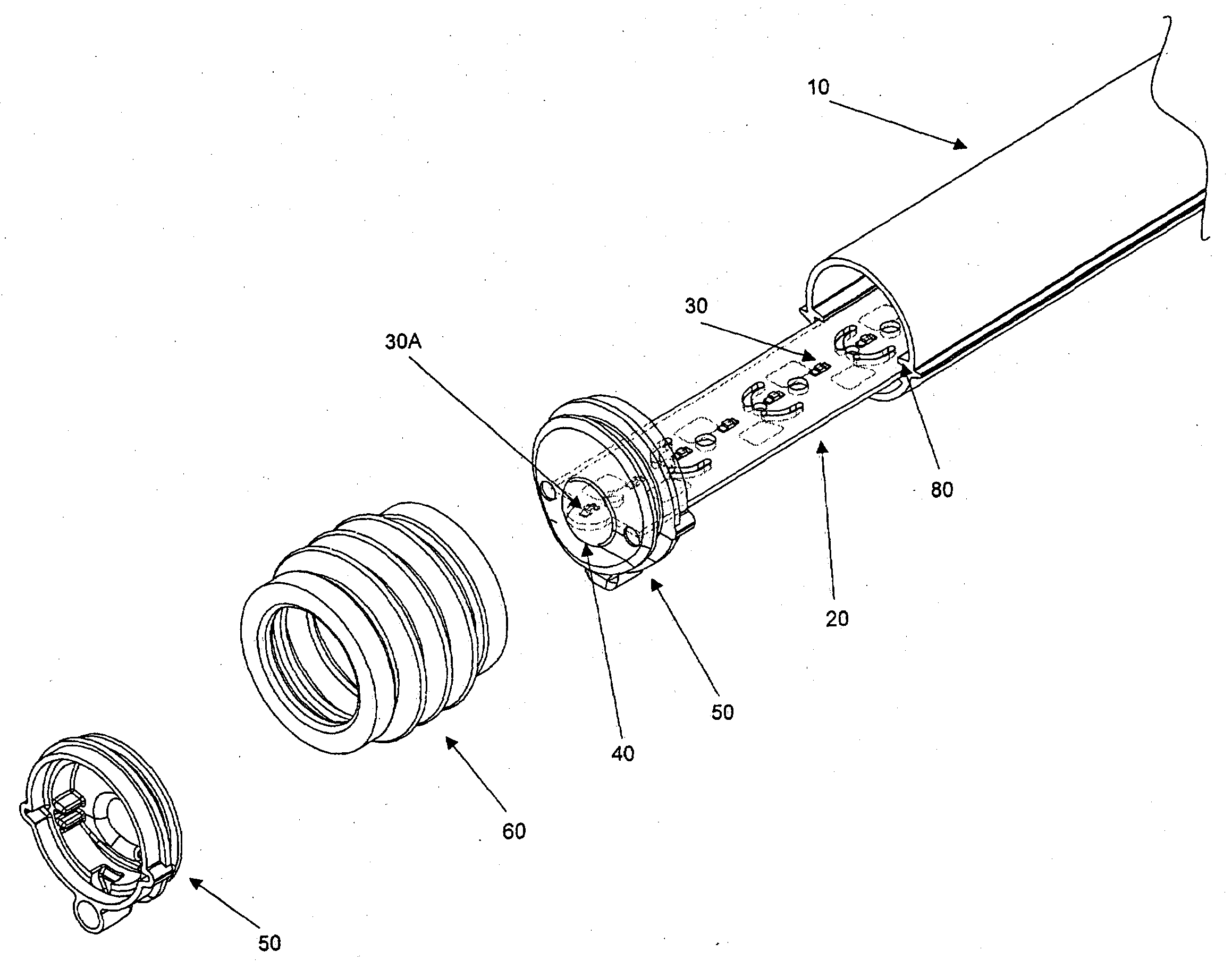 Strip lighting system incorporating light emitting devices