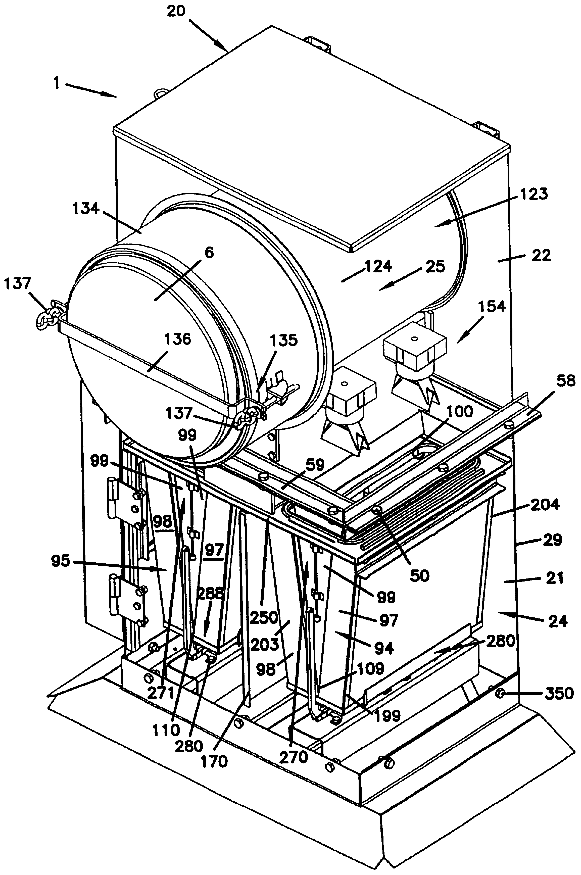 Multistage air cleaner including pulse cleaning system