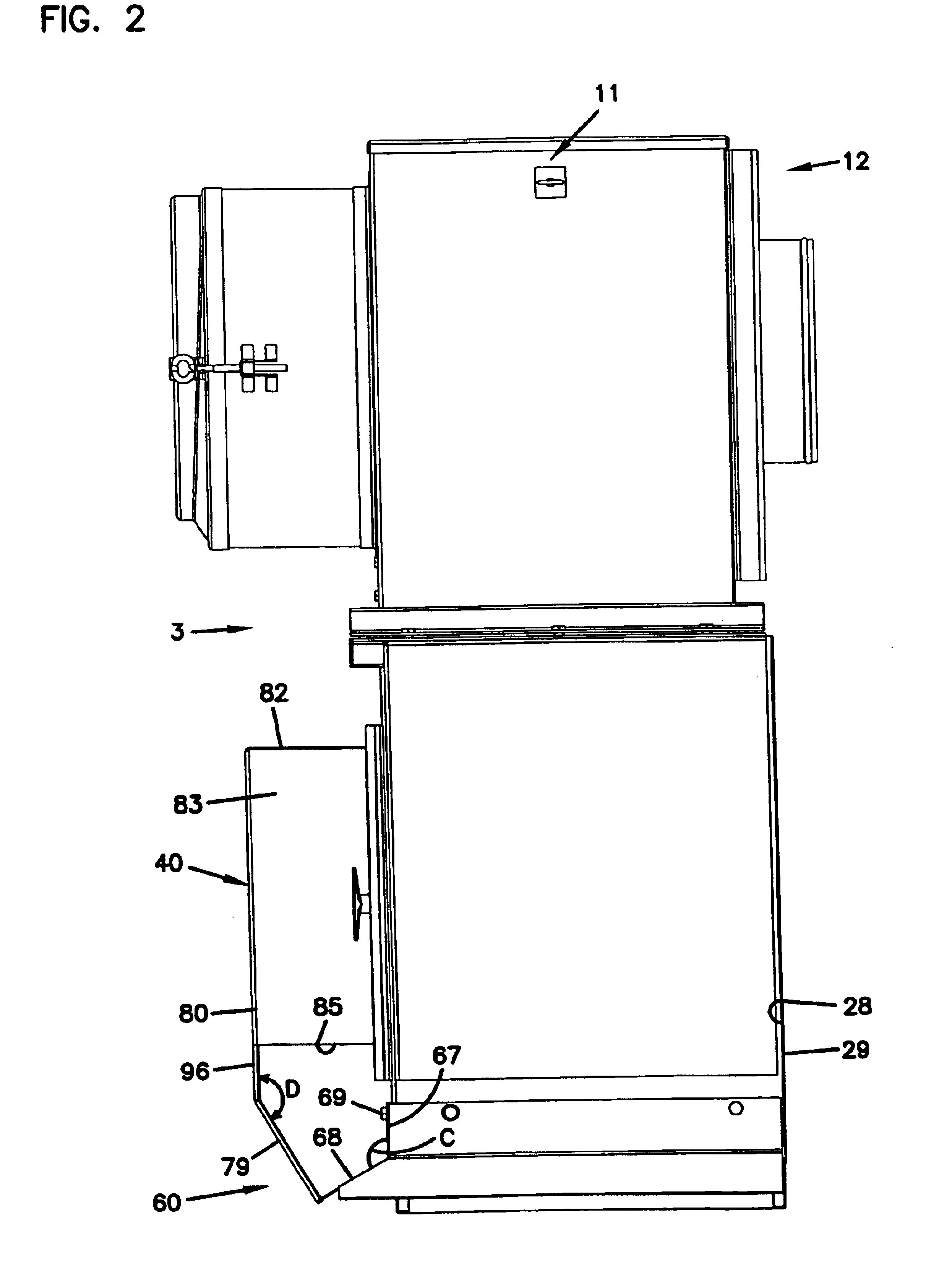 Multistage air cleaner including pulse cleaning system