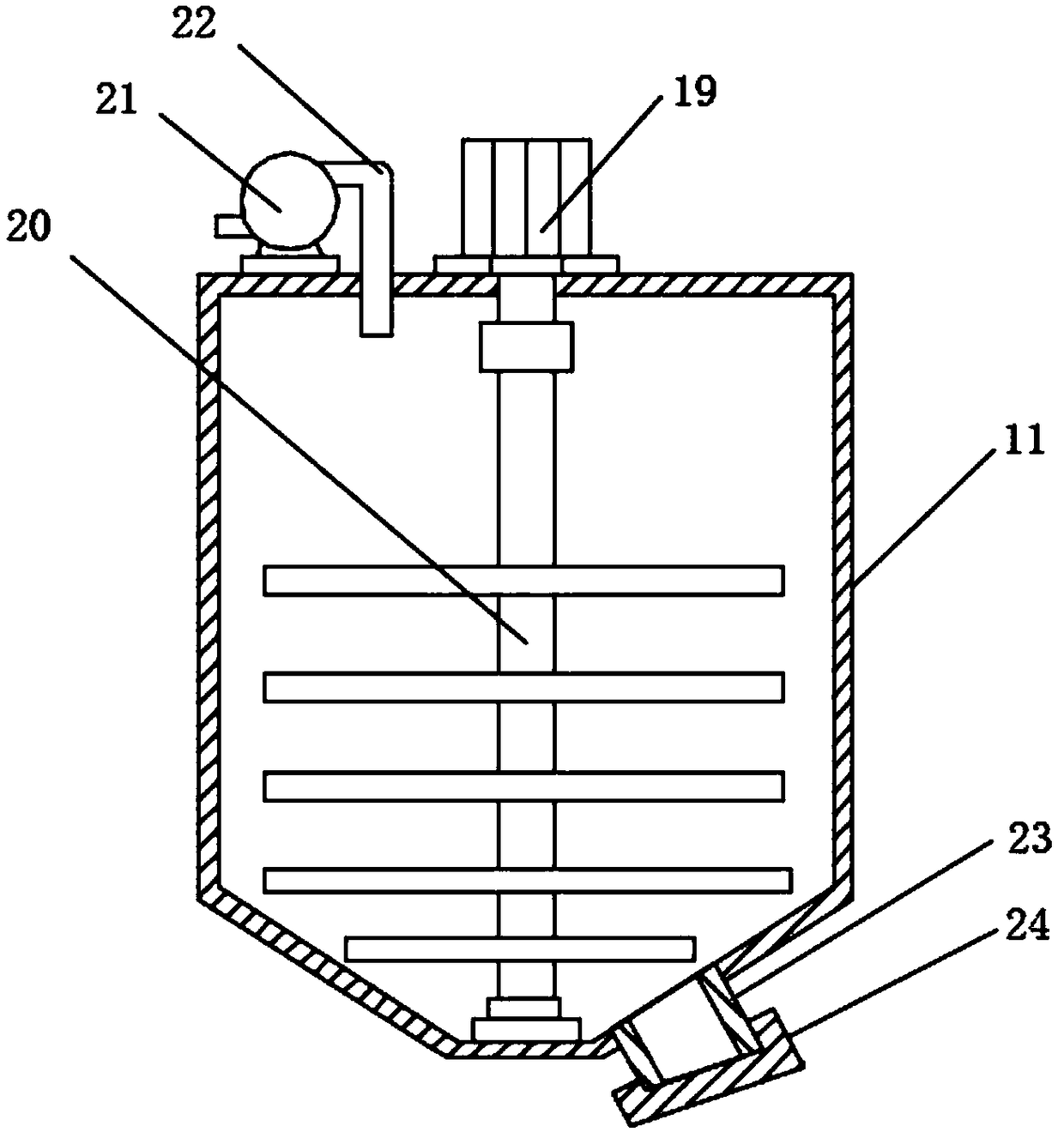 Construction garbage crushing device