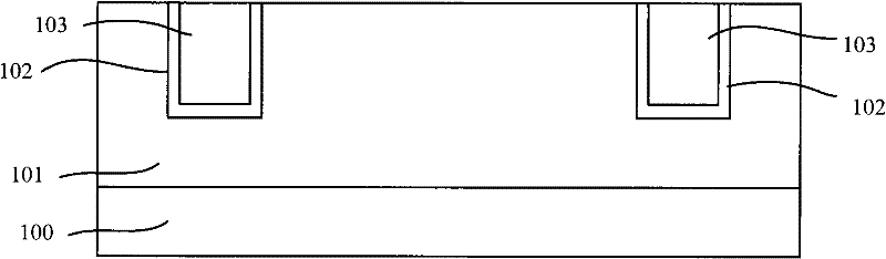 Trench vmos transistor manufacturing method