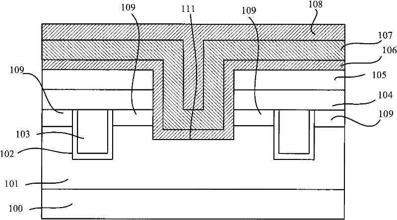 Trench vmos transistor manufacturing method