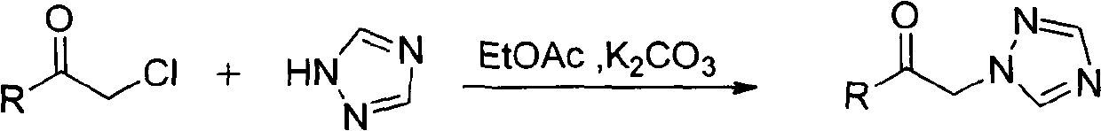 4-alkyl-6-aryl-5-(1, 2, 4-triazole-1-yl)-2-amino-1, 3-thiazine and application thereof