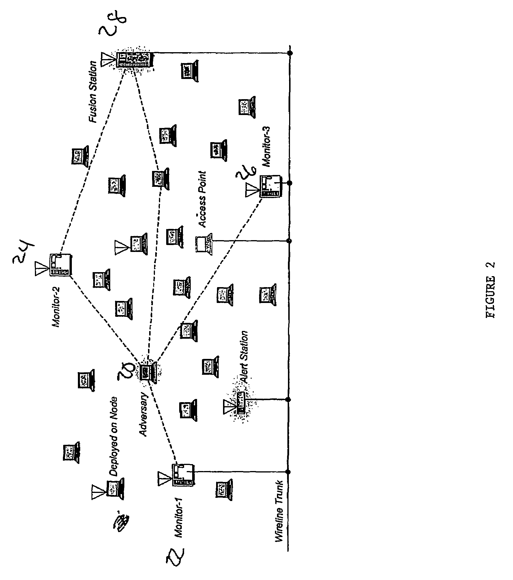 Intrusion detection system for wireless networks