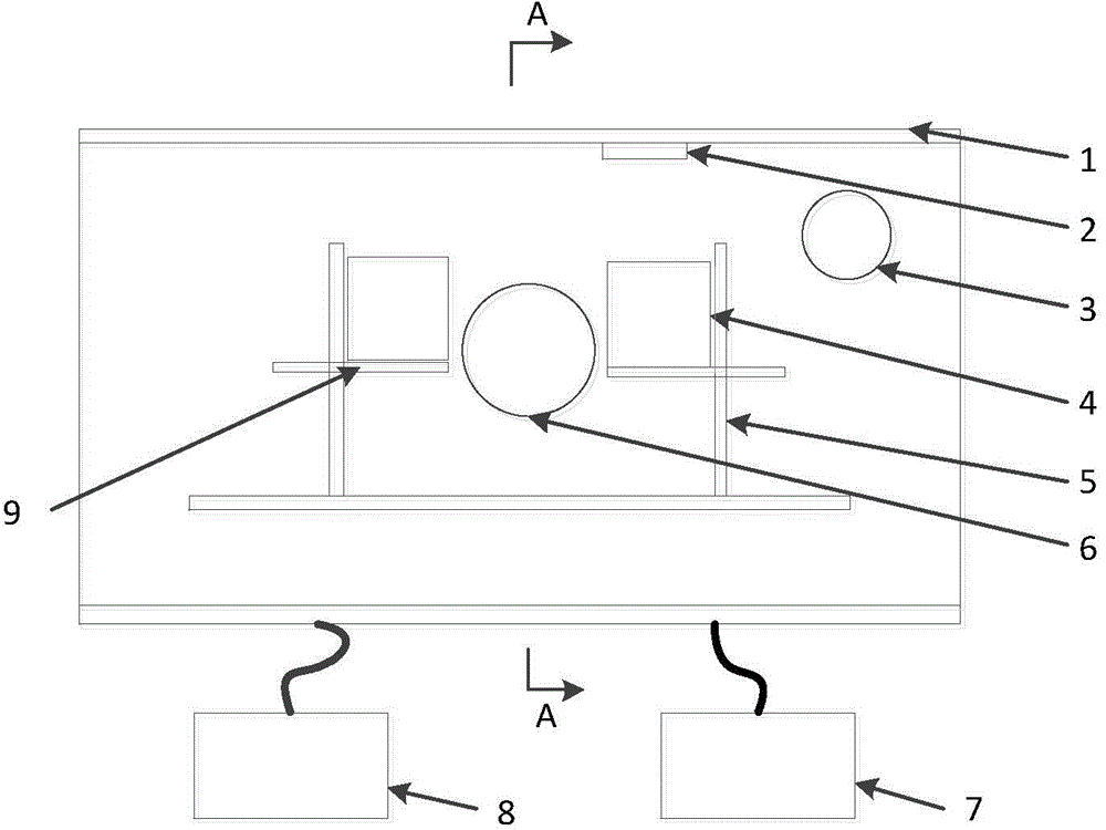 Space neutral atom imaging instrument calibration method and device