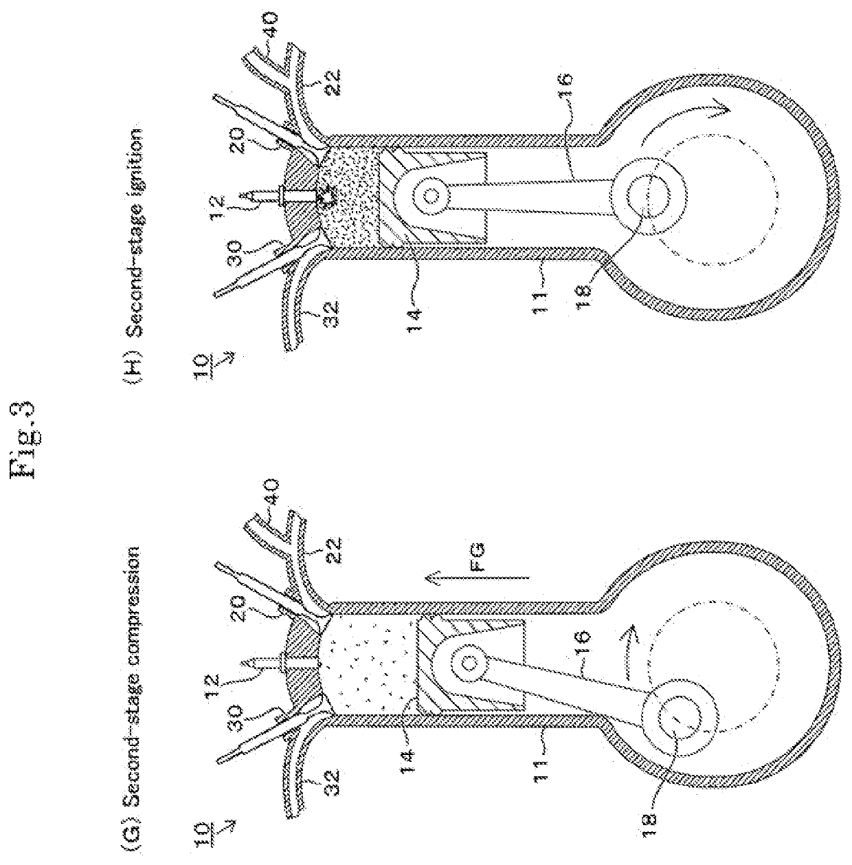 Internal-combustion engine and drive system