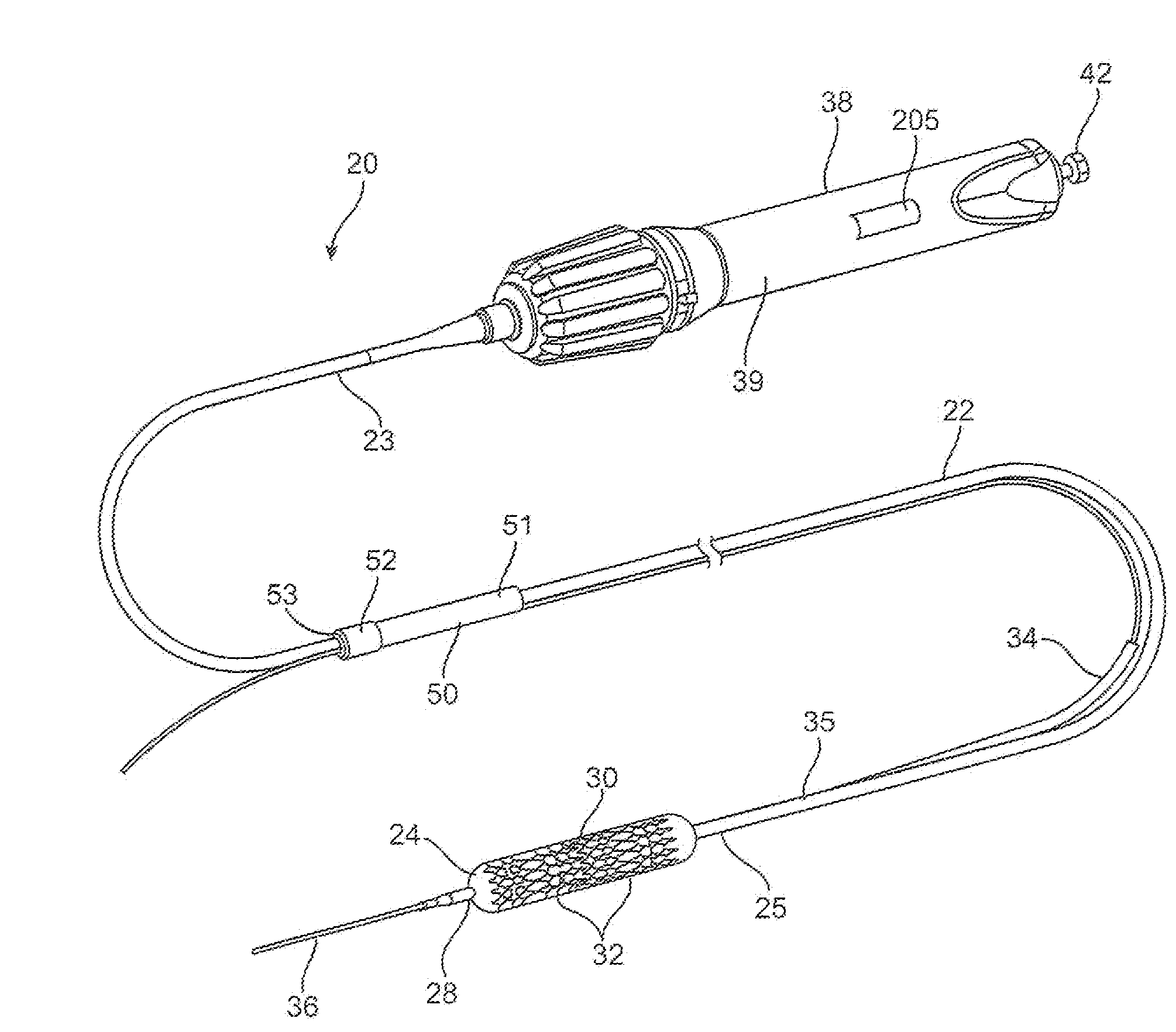 Devices and methods for controlling and counting interventional elements