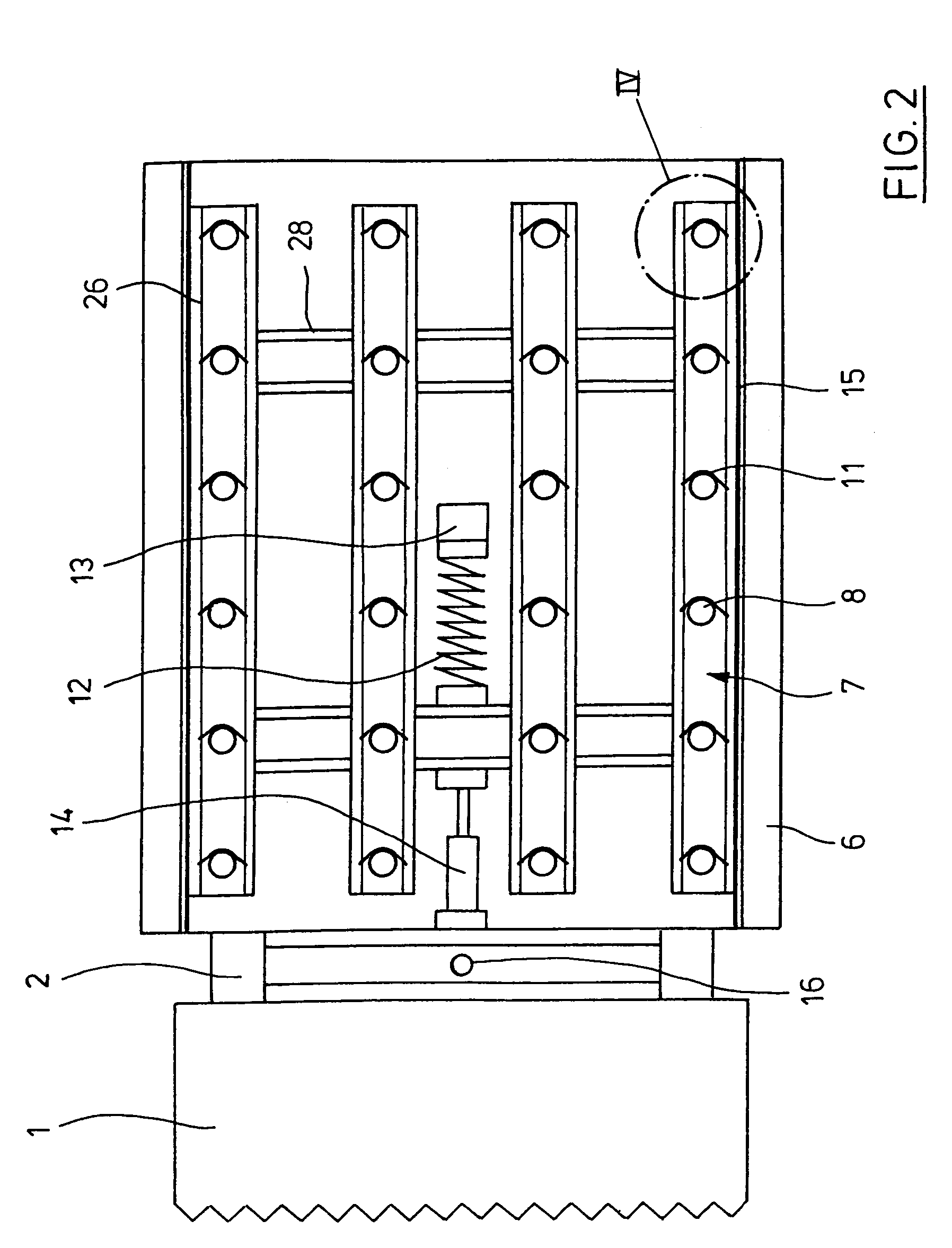 Device for holding a load on a load support of an industrial truck