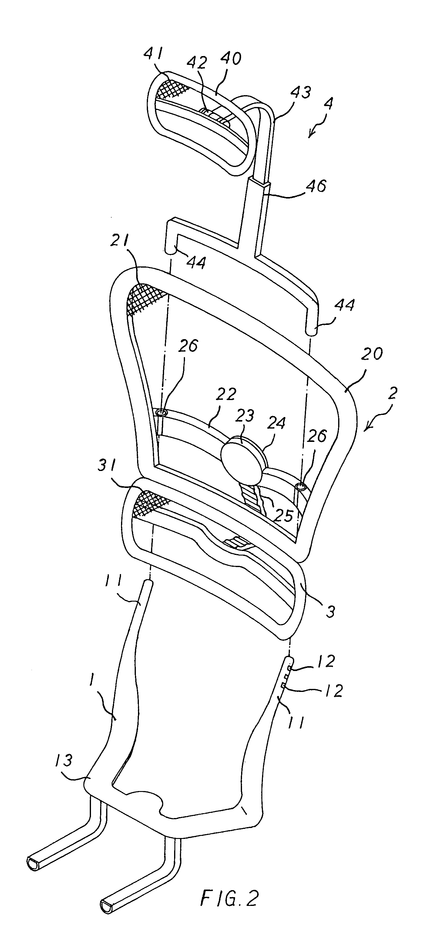 Multi-stage backrest assembly