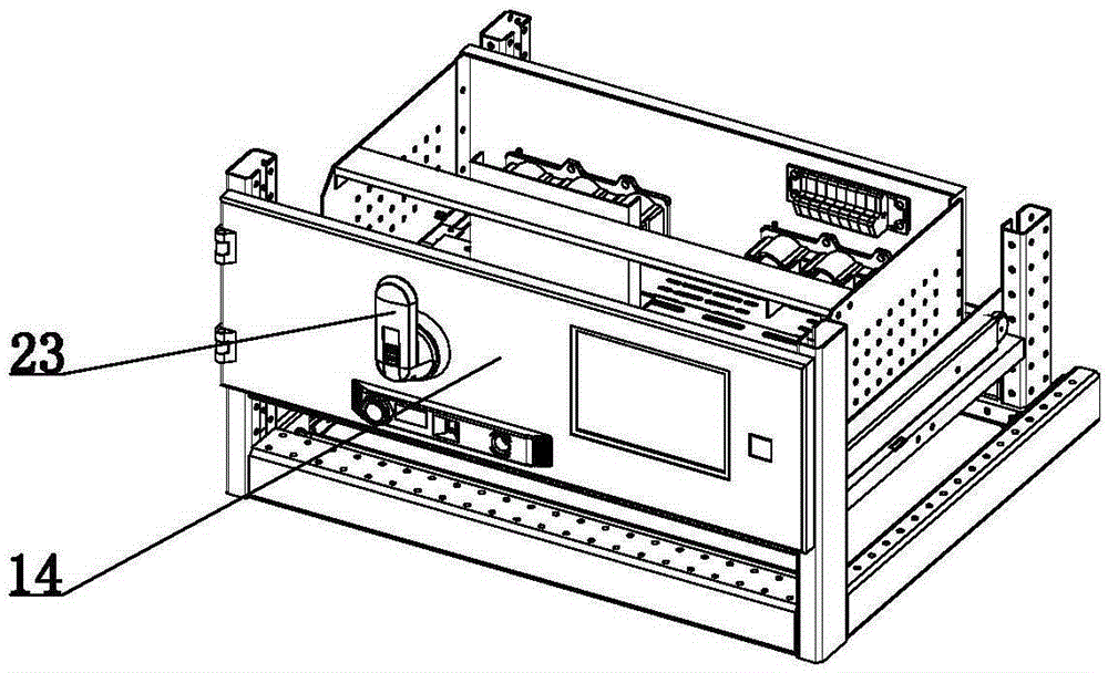 Split structure functional unit drawer device