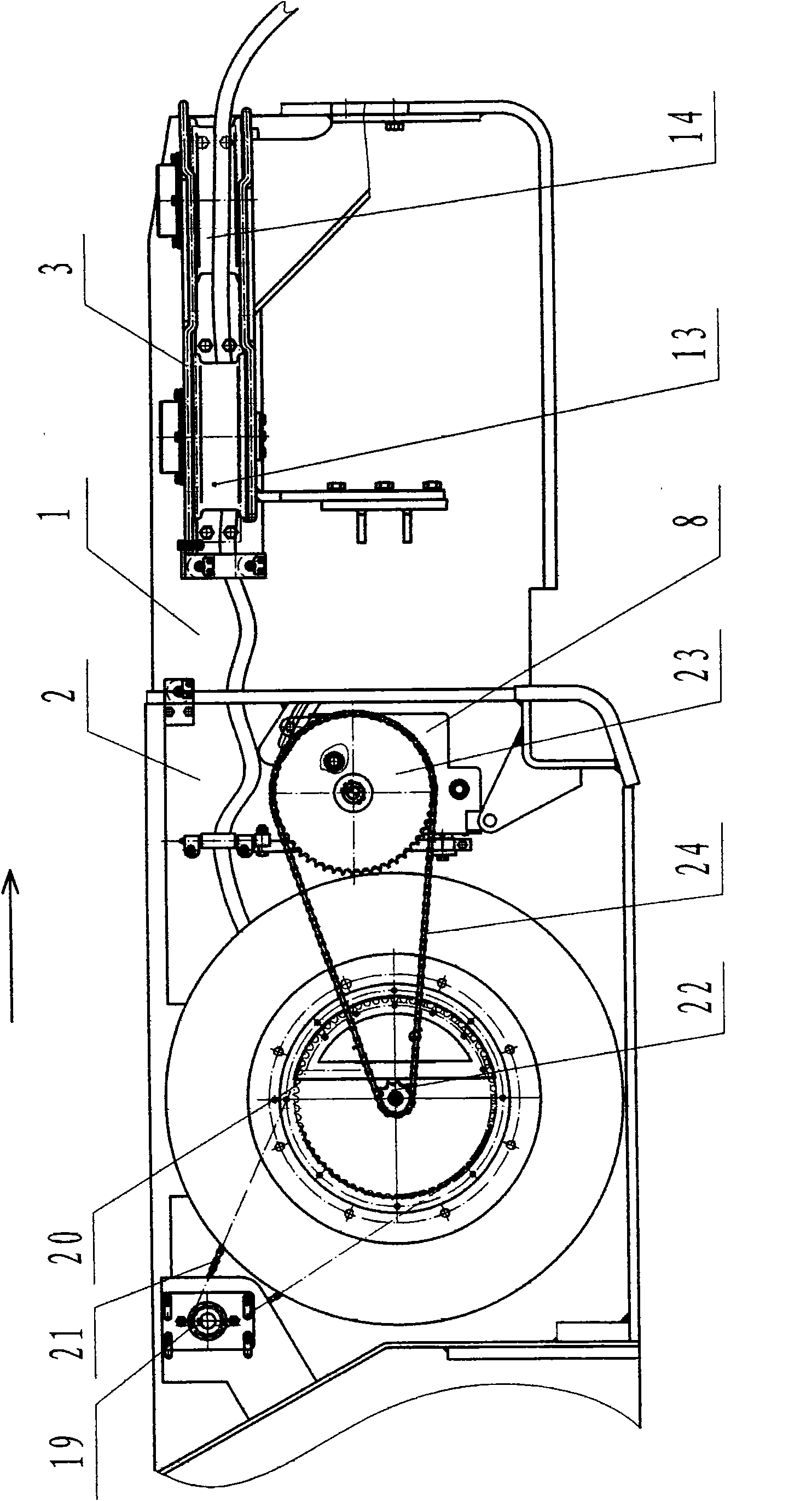 Vehicle-mounted cable reeling and unreeling device